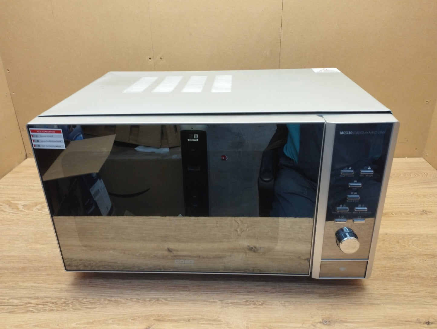 CASO MCG 30 Ceramic chef Mikrowelle mit Grill + Heißluft 2100W 30L, I39505