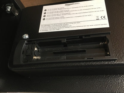 Amazon Basics Tresor Sicherheitstresor 28L Elektronikschloss schwarz I37041
