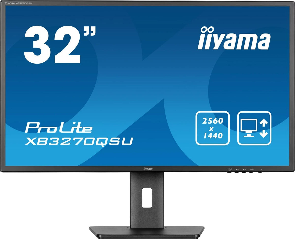 iiyama ProLite XB3270QSU-B1 Monitor 31.5" WQHD 2560x1440 IPS Adaptive Sync 100Hz