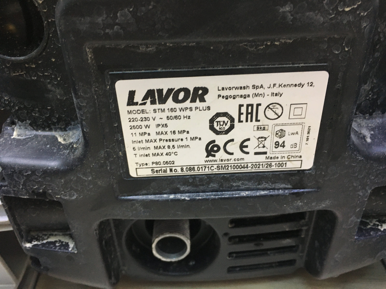 Lavor Hochdruckreiniger STM 160 WPS PLUS, I30766