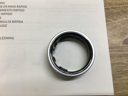 Samsung Galaxy Smart Ring Titanium Silver SM-Q500, Größe 10 (US), I39759