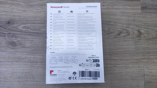 Honeywell Home T3C110AEU T3 programmierbarer Thermostat, I37102