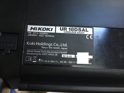 HiKOKI Baustellenradio UR18DSAL, I38105
