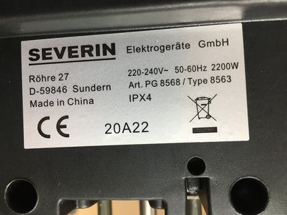 SEVERIN PG 8568 Standgrill mit Standuntergestell, I38922