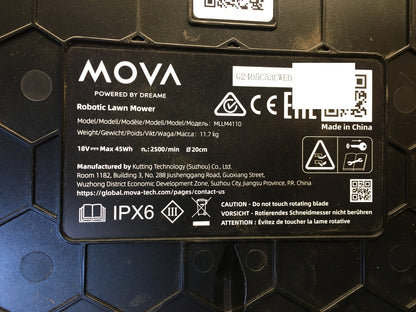 Dreame Mova 1000 Mähroboter (MLLM4110) bis 1.000 m² 3D-LiDAR kabellos, I37173