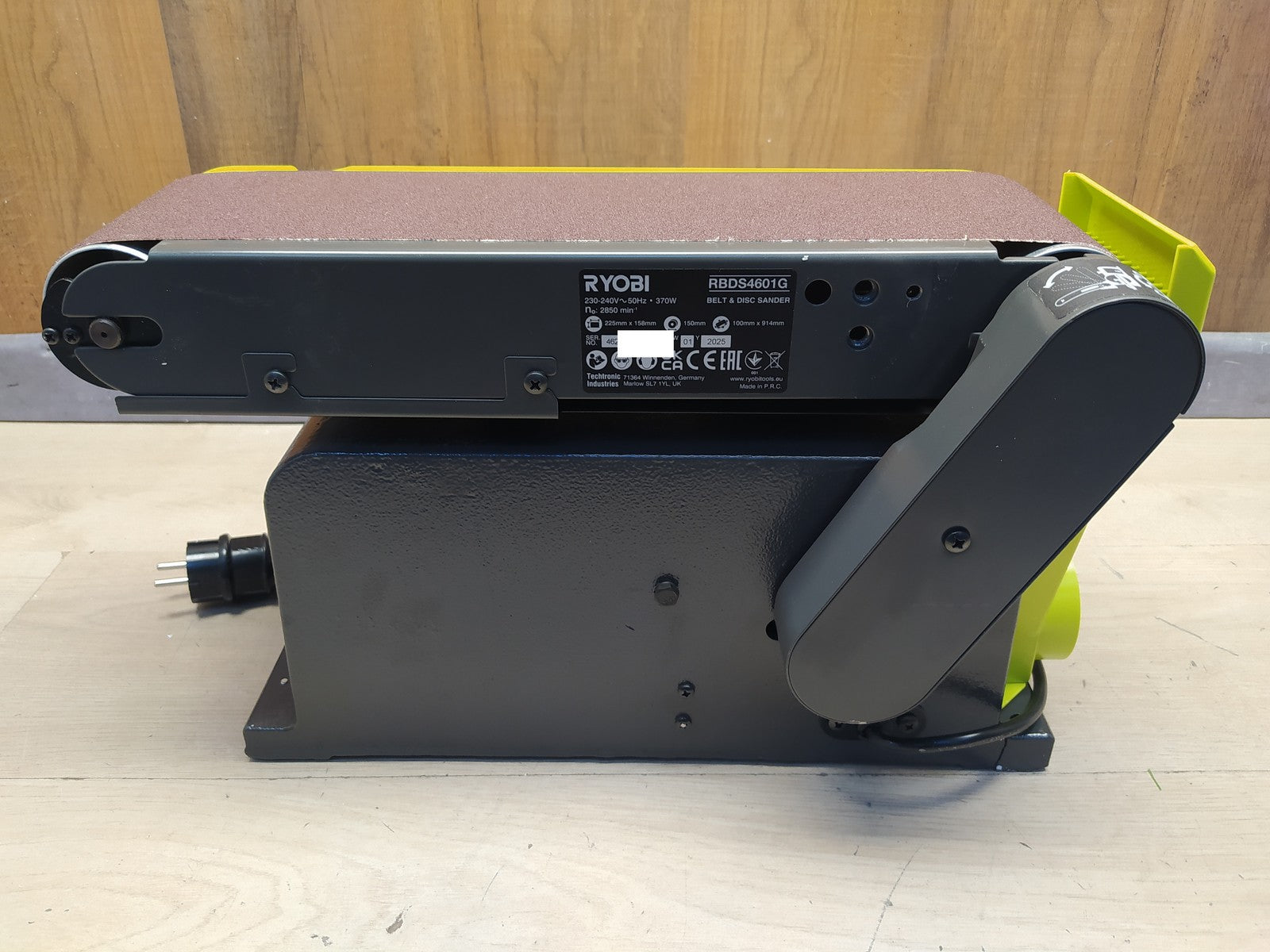 Ryobi RBDS4601G Bandschleifer Tellerschleifer 370W 5133002858, I37592