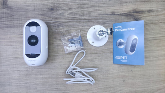 PetTec Cam Free Hundekamera 16167, Wetterfeste WLAN-Kamera, I37988