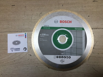 Bosch Diamanttrennscheibe Standard for Ceramic (2608602538), Ø 230 mm, I40831