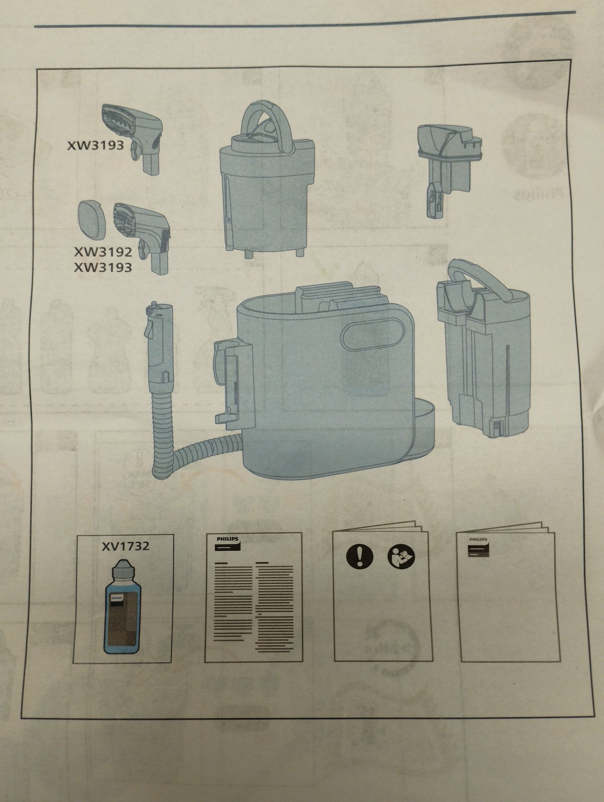 Philips XW3192/11 3000 Series Waschsauger, 400W, I39530