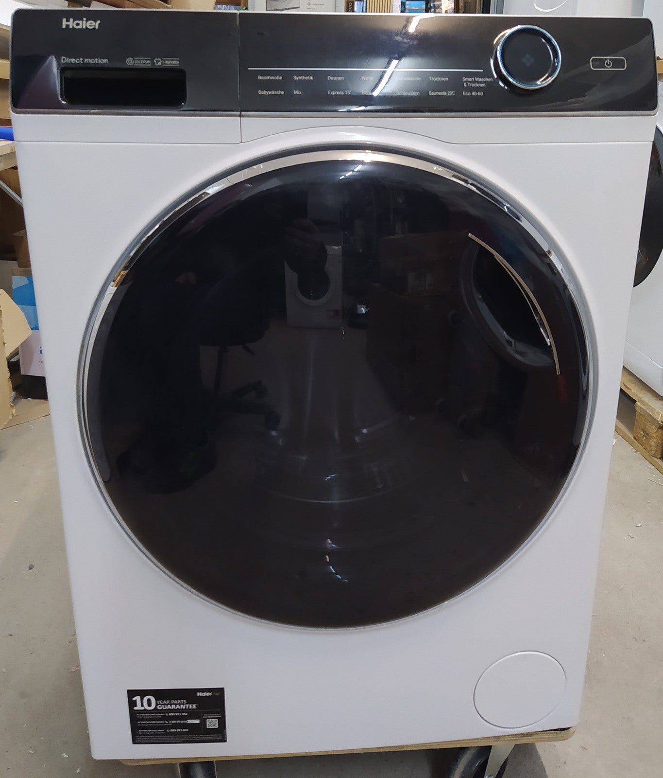 Haier HWD80-B14979 Waschtrockner 8+5 kg, 1400 RPM, Frontlader, I34998