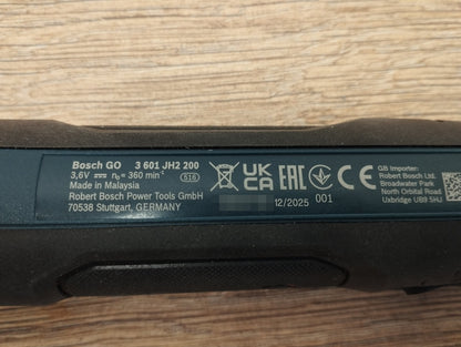 Bosch Professional GO 3 Akku-Stabschrauber mit Werkzeugbox Bit-Set 601 JH2 200