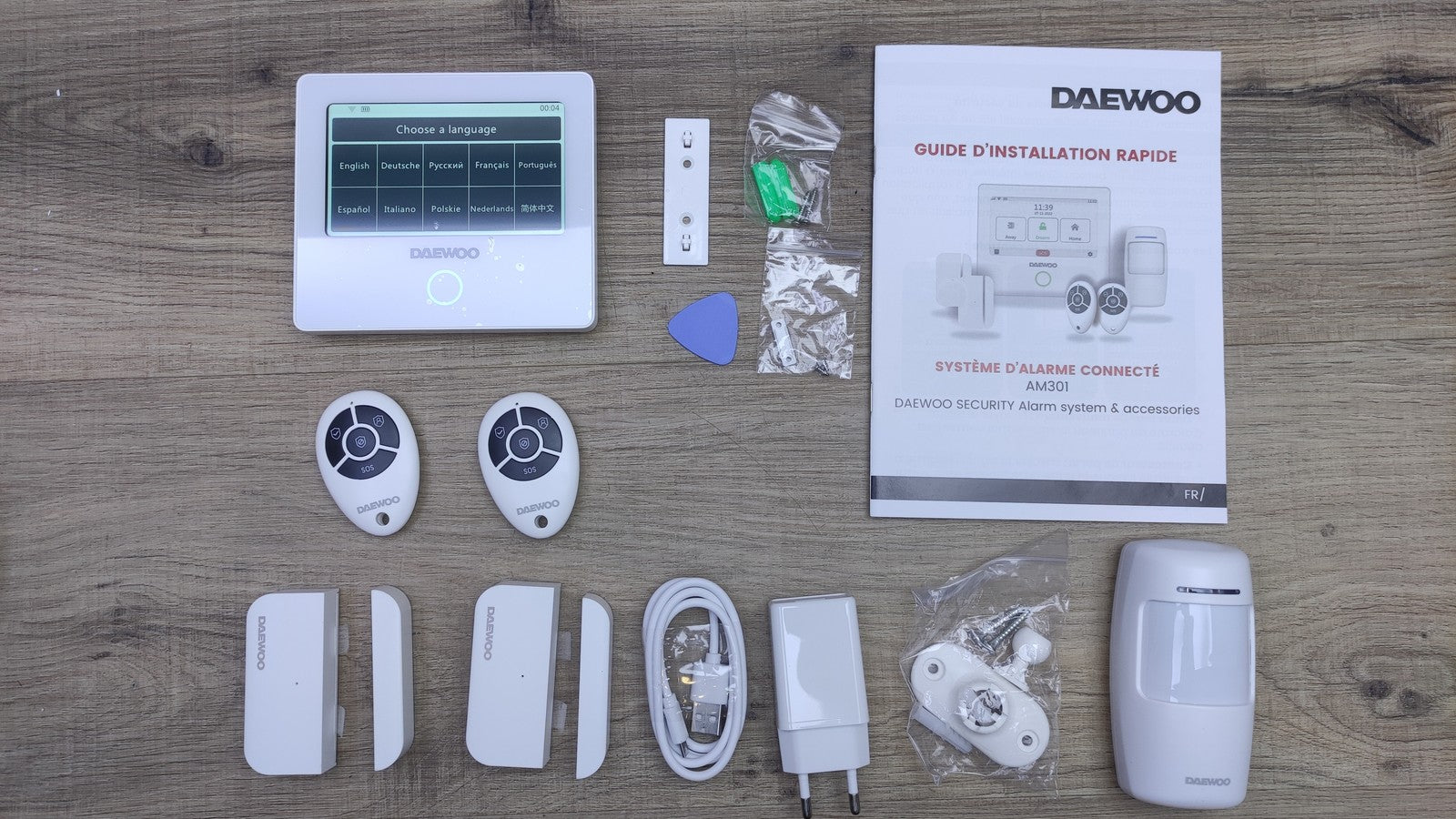 Daewoo AM301 Alarmanlage Set, Zentrale mit Touchscreen I35243