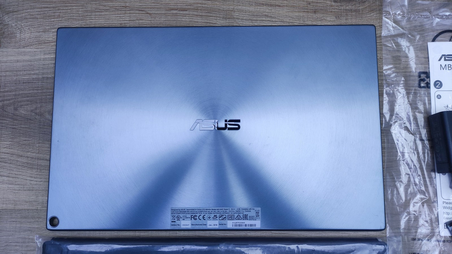 Asus Zenscreen Go MB16AP 15,6" tragbarer Monitor FHD 1920x1080 USB-C IPS-Panel