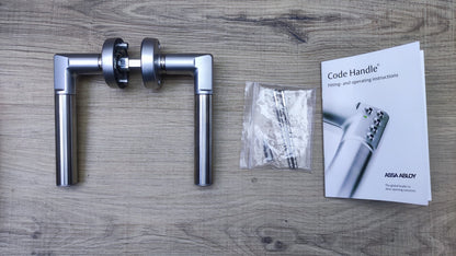ASSA ABLOY Türbeschlag Code Handle DIN Links, silber, I35791