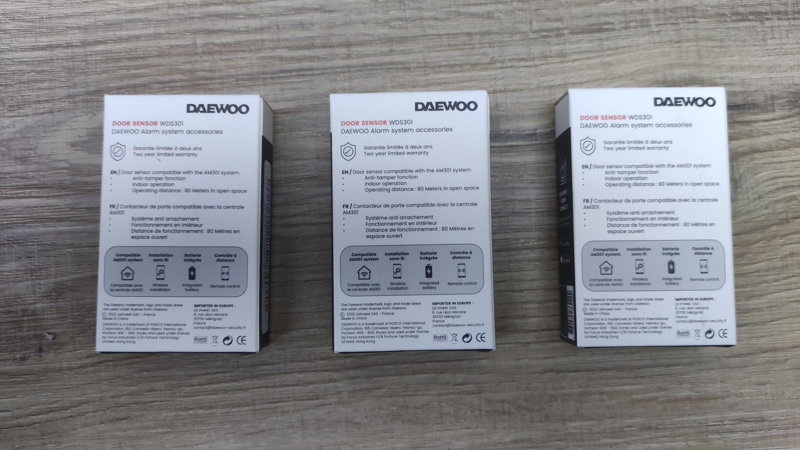 3x Daewoo WDS301 Türsensor, I35498