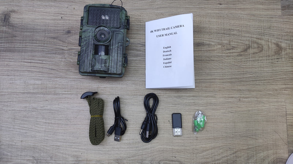 Lutranstra Wildkamera, 4K Video, WLAN, I40843