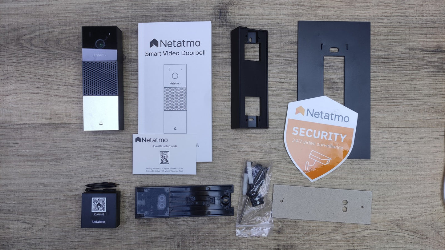 Netatmo Smarte Video-Türklingel mit Kamera, WLAN, 2-Wege-Audio, I34798