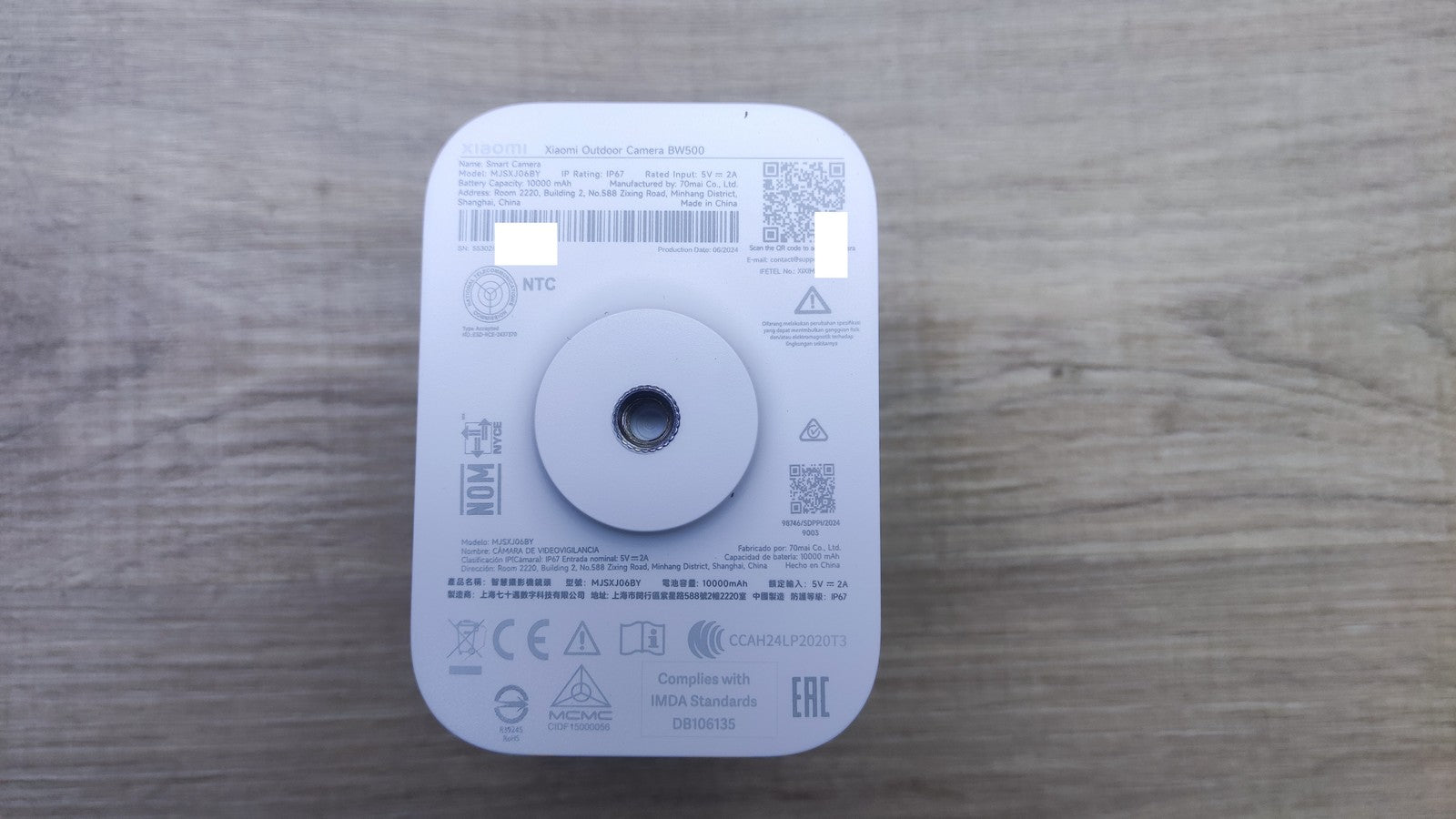 XIAOMI Überwachungskamera BW500 aussen, 2.5K, weiß, I37322