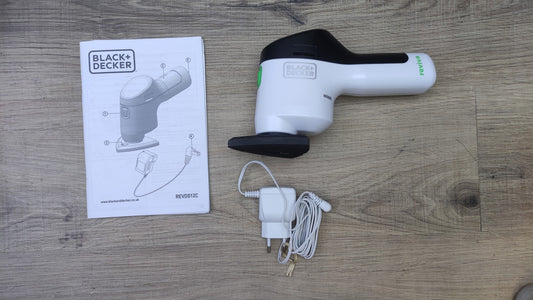 Black&Decker REVDS12C Akku-Deltaschleifer inkl. Akku 1.5Ah, I39619