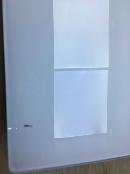 Carrera Heizkörper Gusseisen aus Glas glänzend 2000 W Weiß, I30211