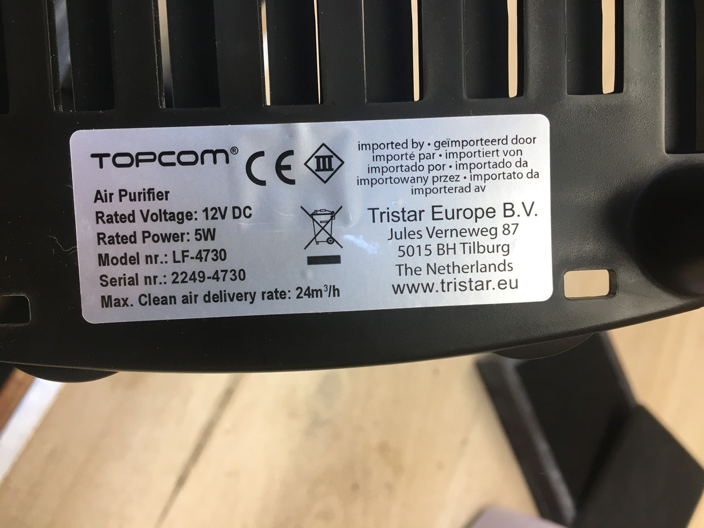 Topcom LF-4730 Luftreiniger, I36734