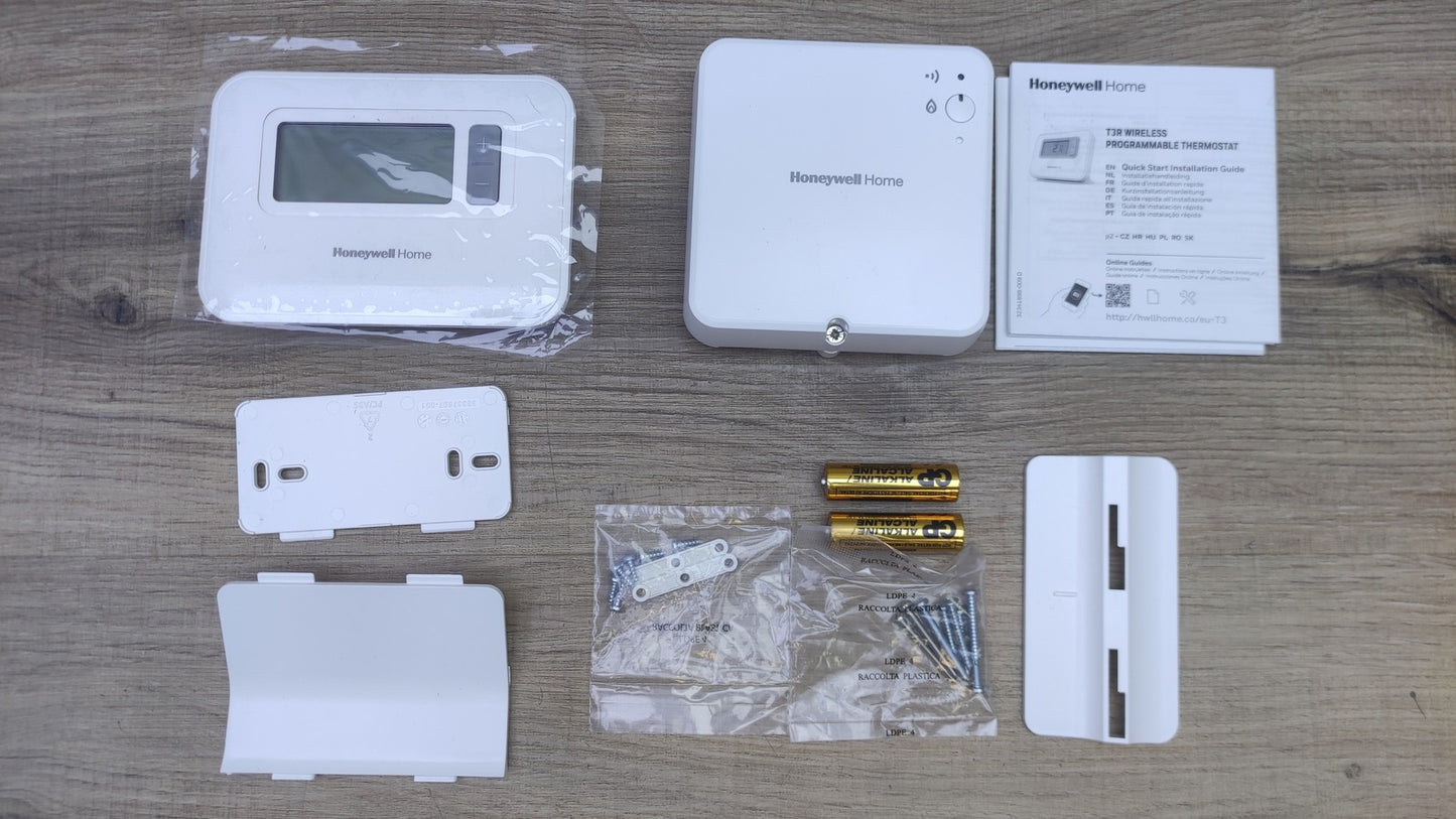 Honeywell T3R 7-Tage Programmierbarer Drahtloser Thermostat, I38536