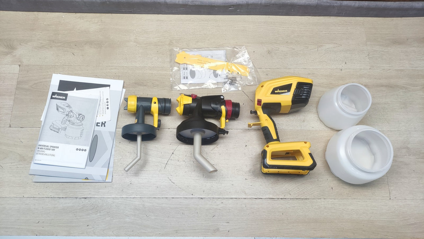 WAGNER Akku-Farbsprühsystem W 600 FLEXiO 18V Solo, I37468