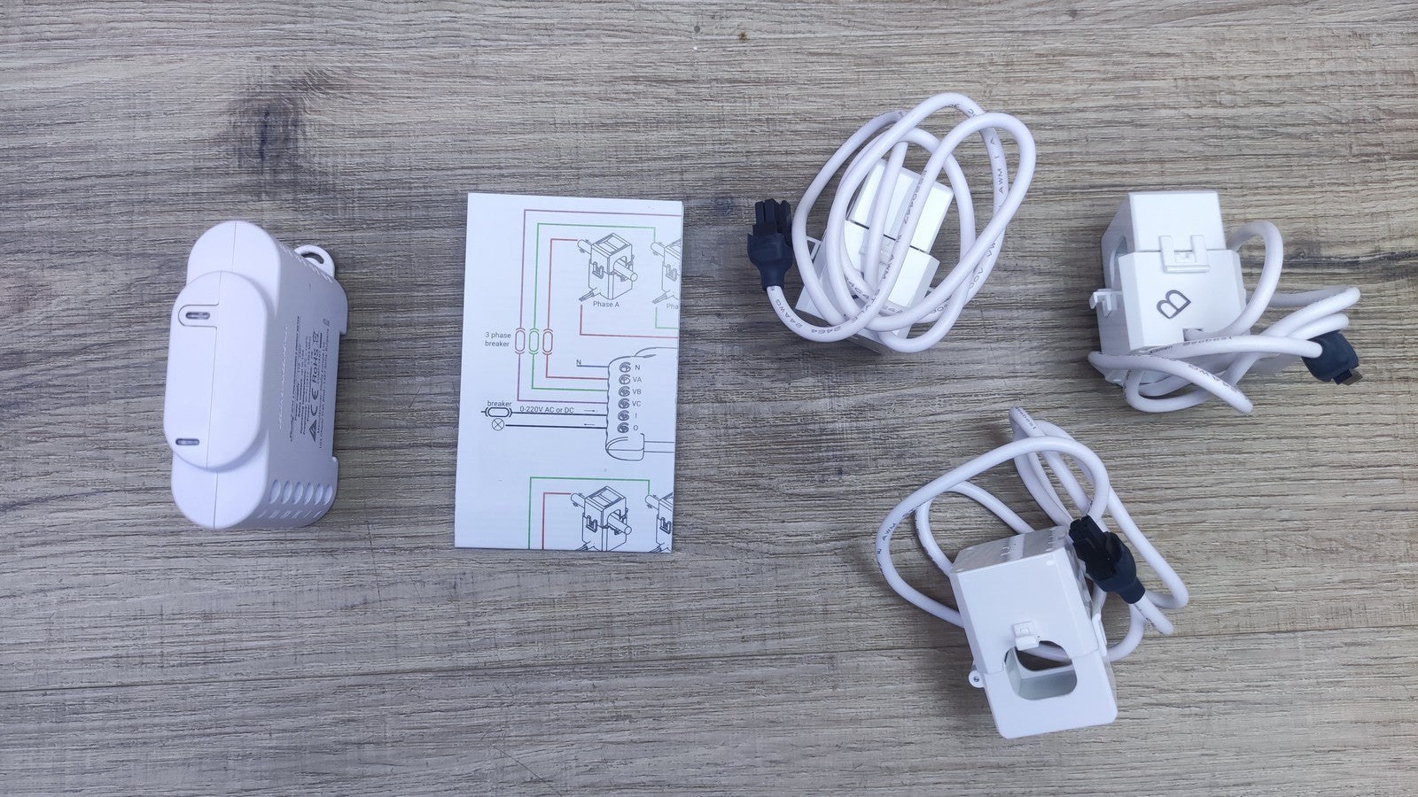 Shelly 3EM intelligenter 3-Phasen-WLAN Energiezähler und Schützsteuerung, I37052