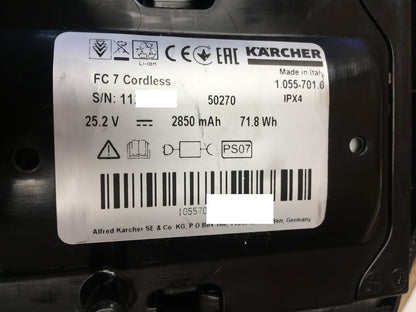 Kärcher 1.055-701.0 Hartbodenreiniger FC 7 Cordless, kabellos, I39786