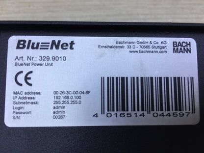 Bachmann BlueNet Power Unit Base 2HE System 329.9010, I25323