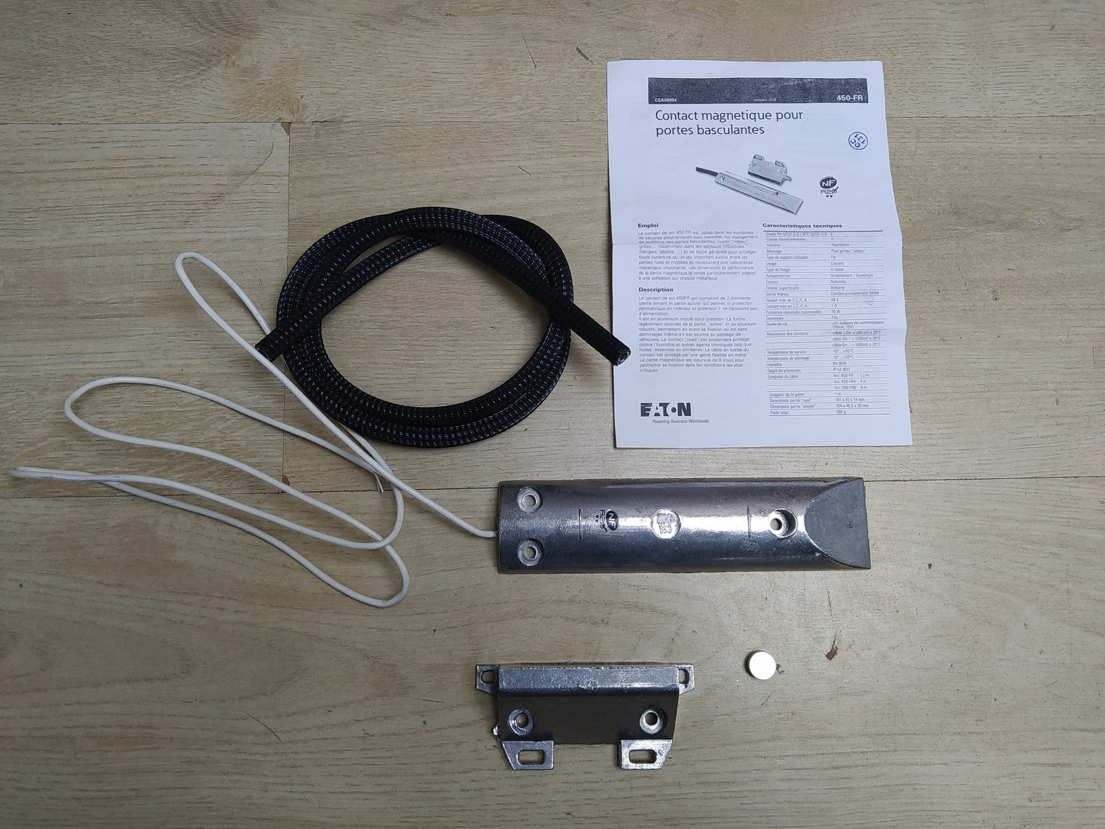 Eaton 450-FR Magnetkontakt Sensor für Garagentor Aluminium, I35451