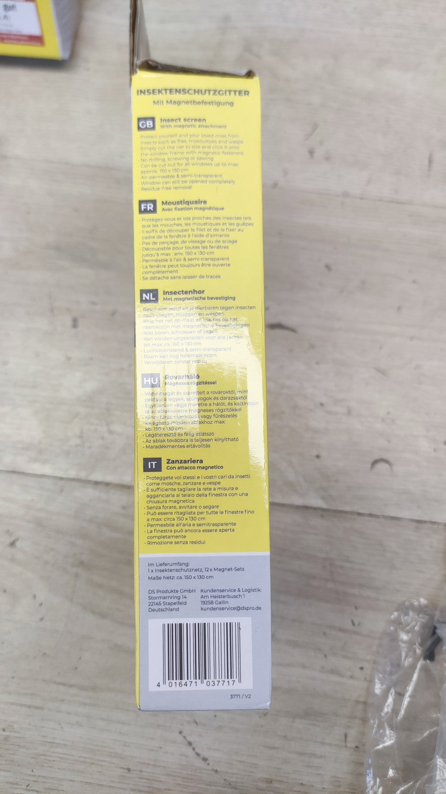 EASYmaxx Fliegengitter mit Magic Click für Fenster bis 150x130 cm, 3 St, I38044
