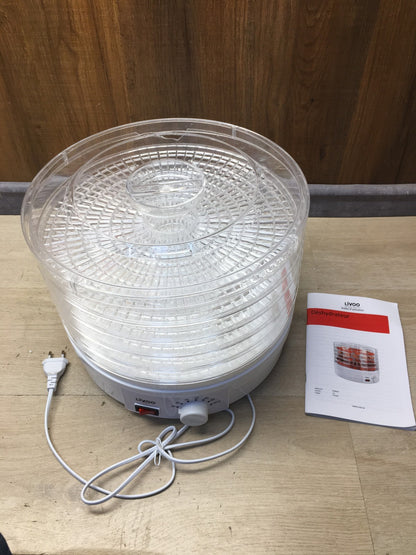 Livoo CS120704 5-Tablett-Dörrgerät für Obst und Gemüse DOM202, I35857