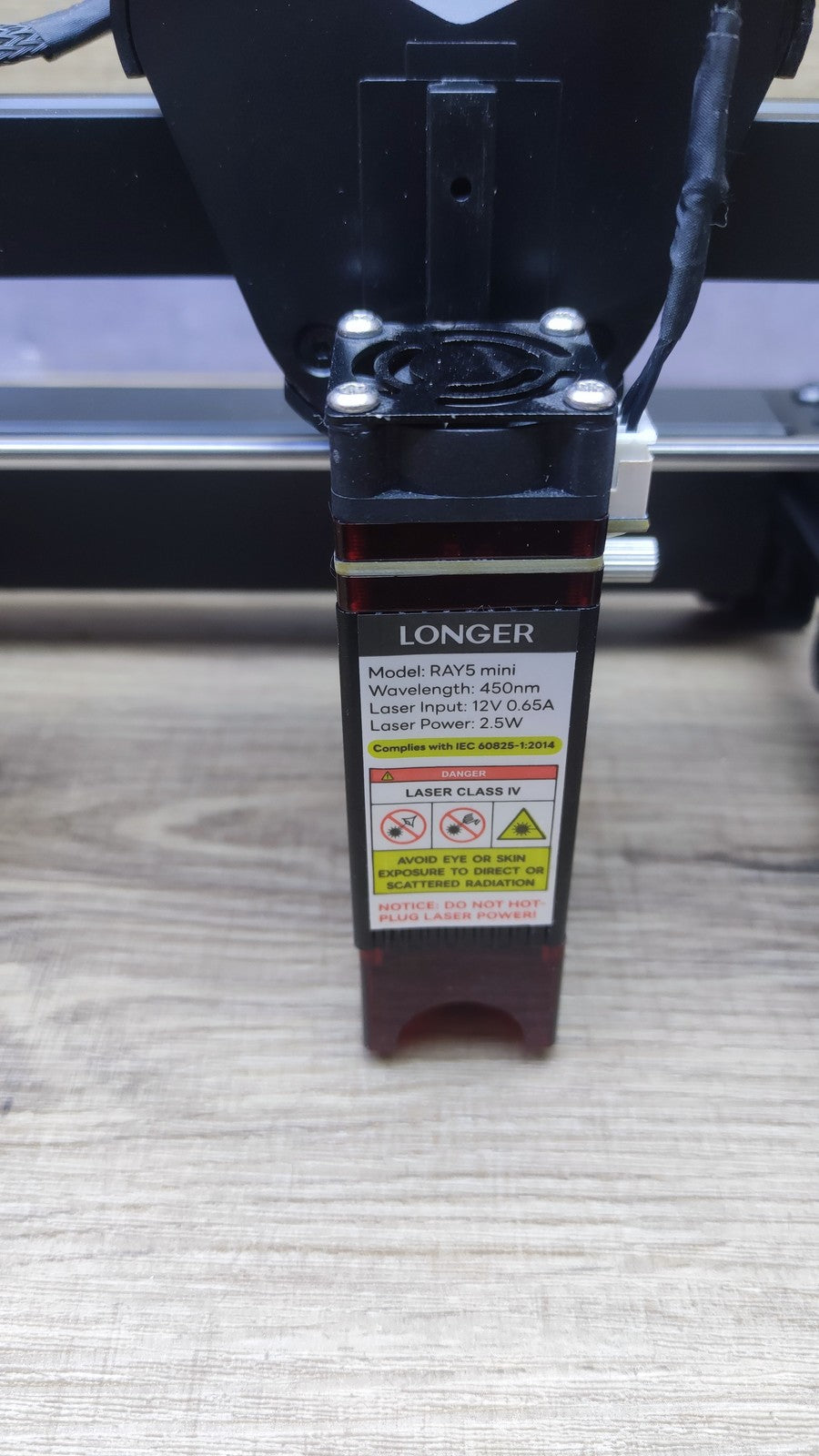 LONGER Ray5 mini Lasergraviermaschine, 2,5 W Laserleistung, I37201