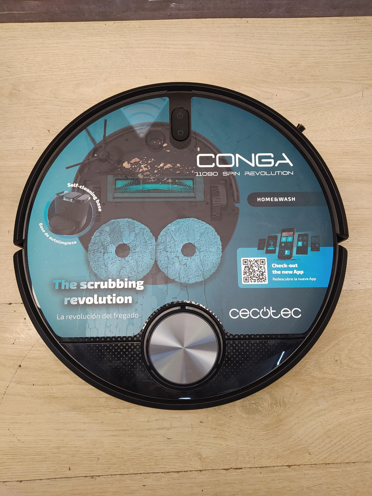 Cecotec 08105 Saugroboter mit Wishfunktion Conga 11090 Spin Revolution, I36228