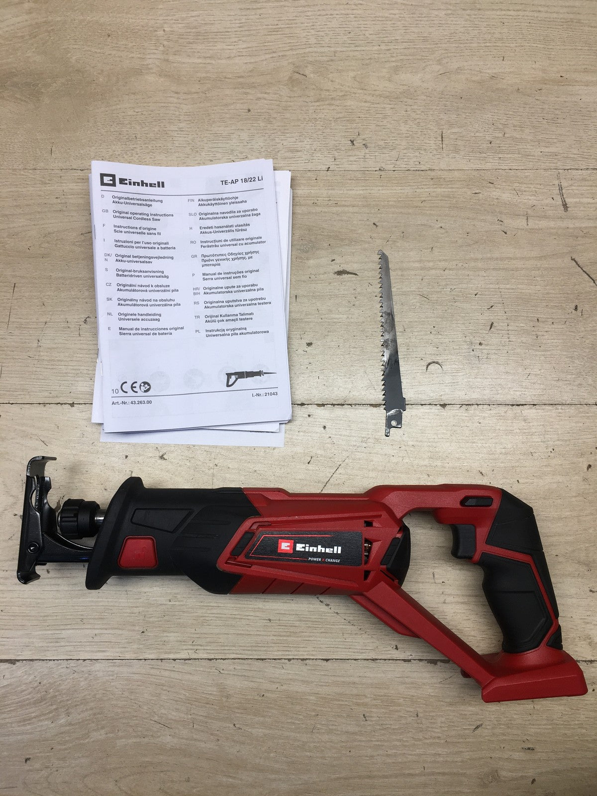 Einhell TE-AP 18/22 Li Akku-Säbelsäge solo 4326300, I40828