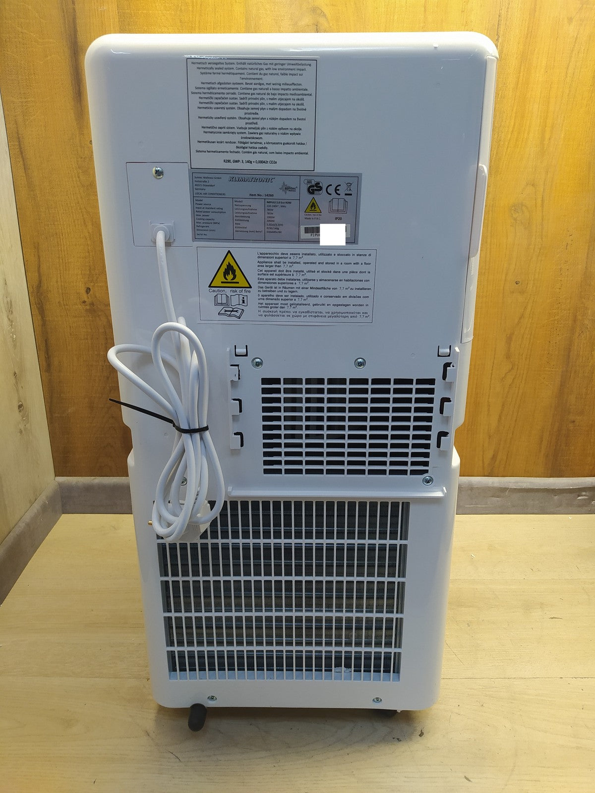 Suntec Wellness Mobiles Klimagerät Impuls 2.0 Eco R290 7000 BTU/h EEK: A, I37800
