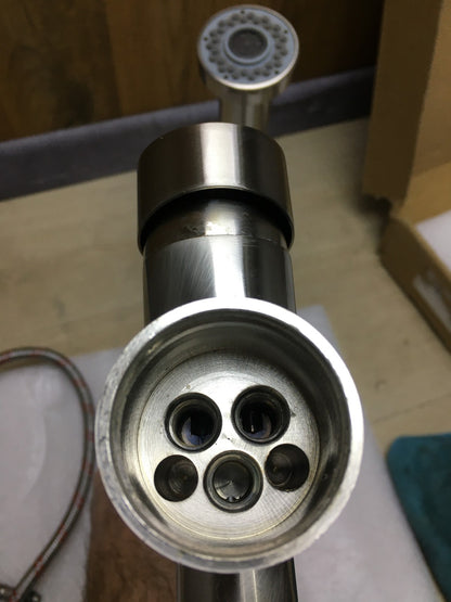 TVTIUO 3-Wege-Küchenarmaturen mit ausziehbarer Brause, Waserhahn, I35668