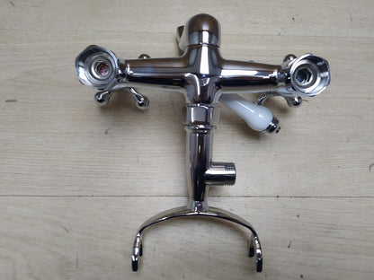 Funime Viktorianische Badewannenarmatur, 1/4-Drehung, mit Handbrause, I35547