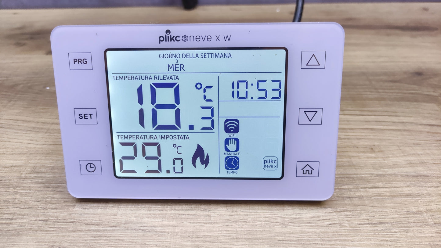 plikc Digitales Chronothermostat neve X W, I30653
