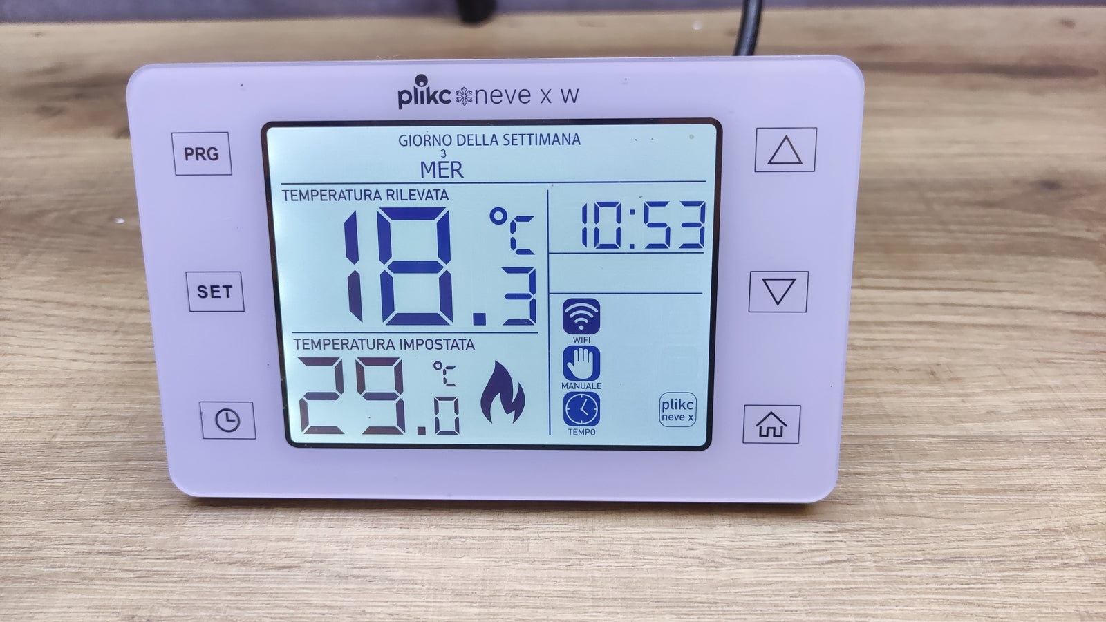 plikc Digitales Chronothermostat neve X W, I30653