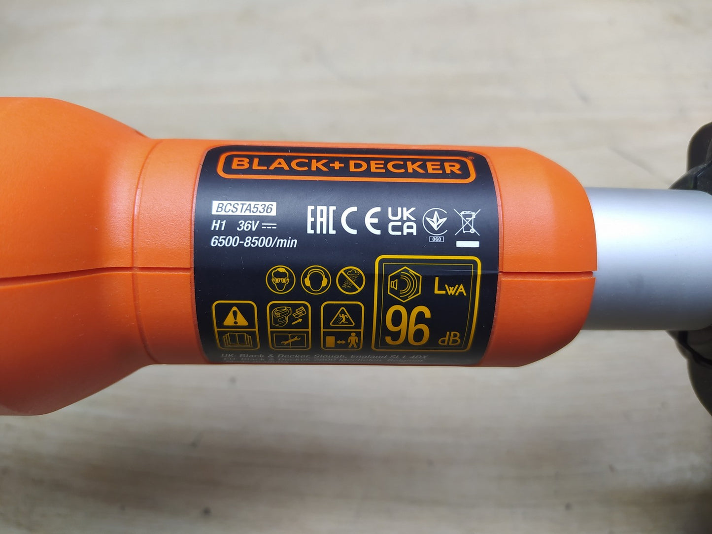 Black+Decker Akku-Rasentrimmer BCSTA536, Akku 2,5Ah, Schnittbreite 33 cm, I35080