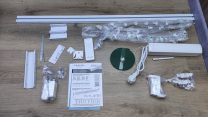 ABALON S-Wave BCM700D-TY01 Elektrische Gardinenschiene, WLAN-Motor, 2 Meter
