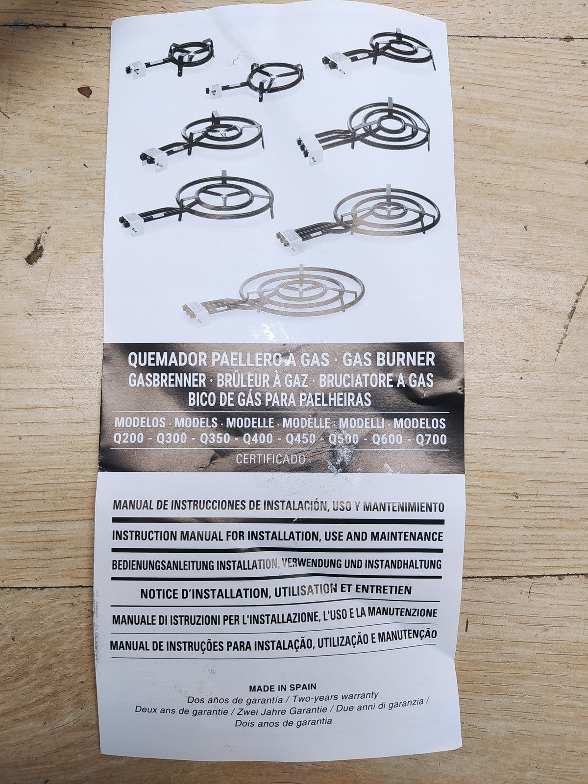 Cofan Paella-Brenner, Ringkocher, passend für Paella-Pfannen aus Stahl, I37212