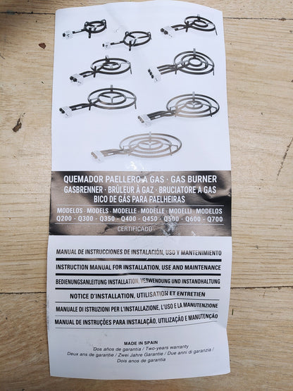 Cofan Paella-Brenner, Ringkocher, passend für Paella-Pfannen aus Stahl, I37212