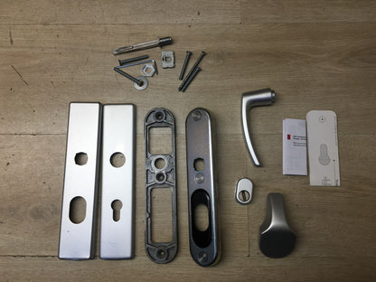 ABUS Tür-Schutzbeschlag KLZS714 F1, mit Zylinderschutz eckig, aluminium, I38482