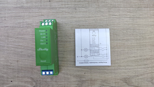 Shelly Pro Dimmer 2PM 2-Kanal-DIN-Hutschienen-Smart-Dimmer, I39678