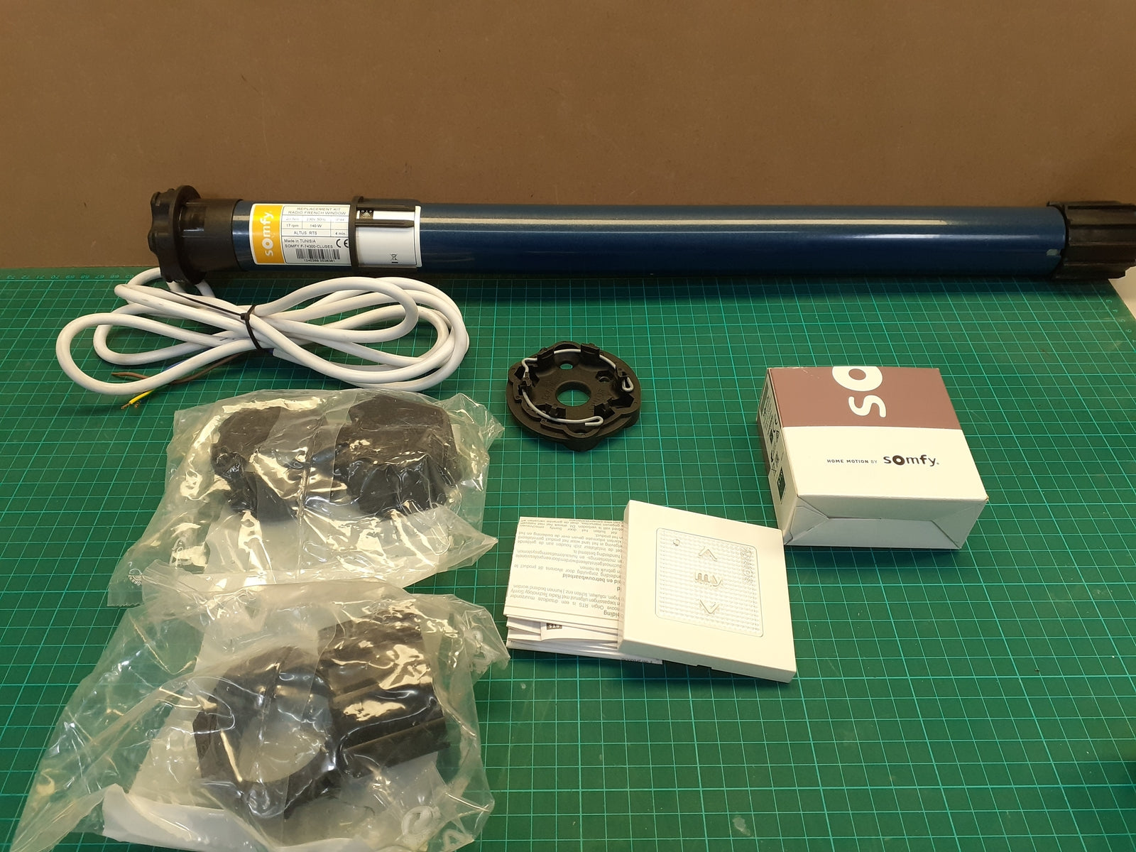 Somfy 1240389 Rollladenmotor Ersatz-Kit Altus RTS I04862
