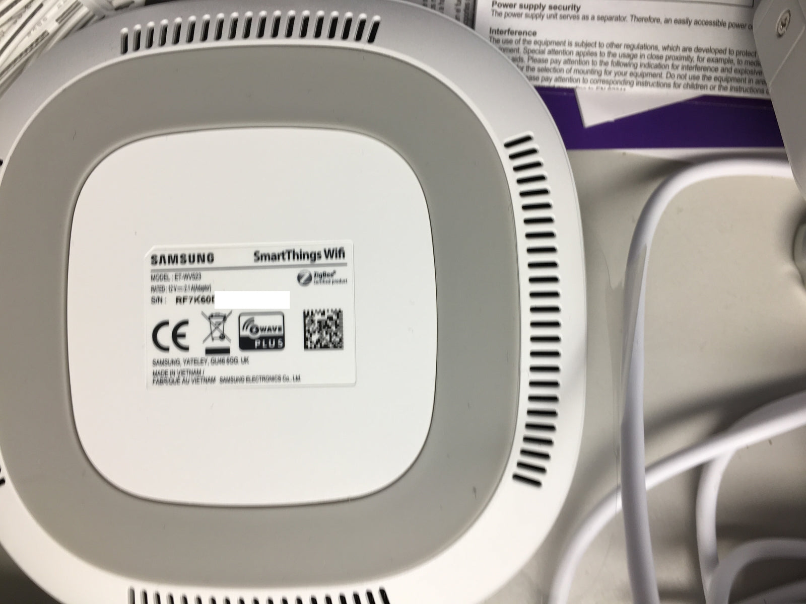 Vodafone V-Home Sicherheitssystem, Weiß, I03573