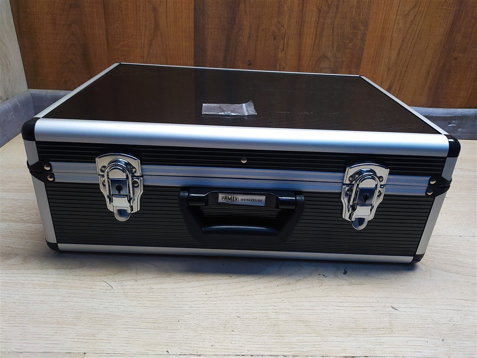 FAMEX 440-L Werkzeugkoffer leer mit 2 Paletten mit 56 Einstecktaschen I36945